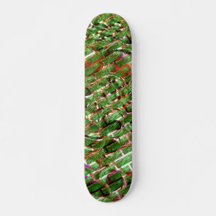 Greenish wall effect and bubbles salmon colour? skateboard