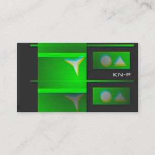 greenJoker 3D holographic BC Business Card
