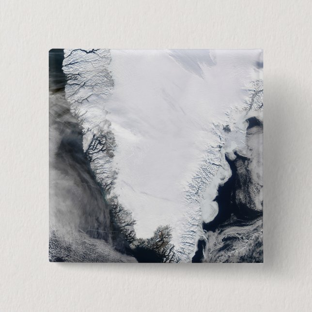 Greenland 15 Cm Square Badge (Front)