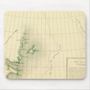 Greenland Atlas Map Mouse Mat