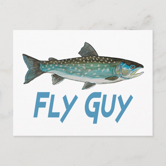 Greenland Char Fishing Postcard (Front)