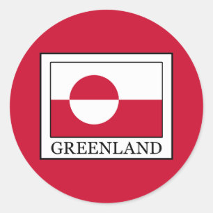 Greenland Classic Round Sticker