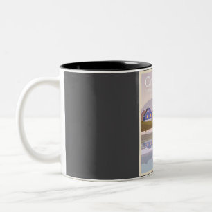 Greenland Denmark Travel  Two-Tone Coffee Mug