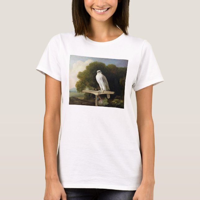 Greenland Falcon (Grey Falcon), 1780 (oil on panel T-Shirt (Front)