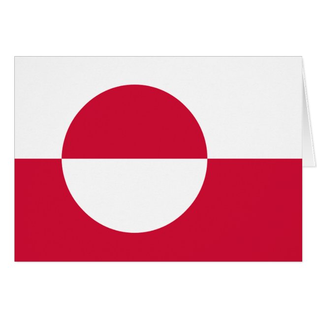 Greenland Flag (Front Horizontal)
