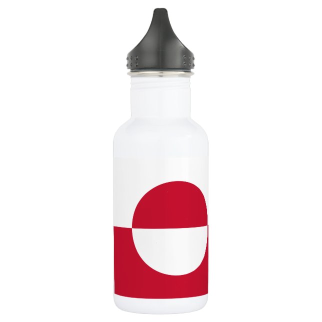 Greenland Flag 532 Ml Water Bottle (Left)