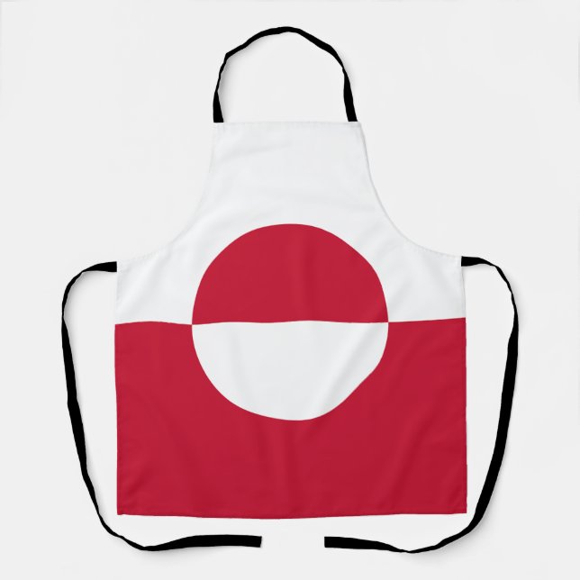 Greenland Flag Apron (Front)