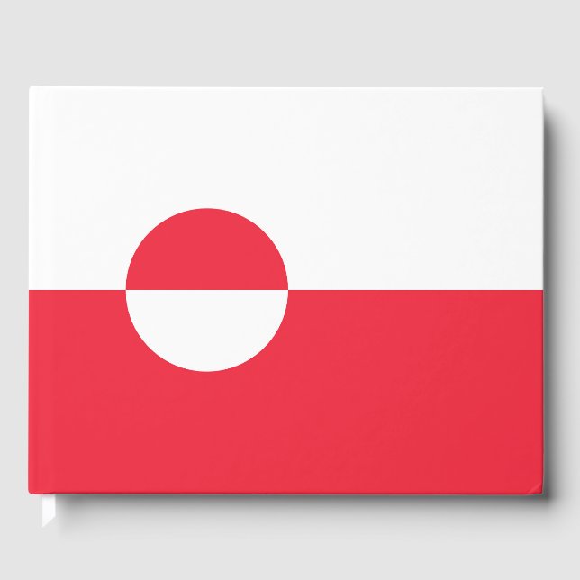 Greenland flag guest book (Front)