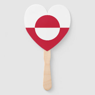 Greenland Flag Hand Fan