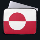 Greenland Flag Laptop Sleeve<br><div class="desc">Protect your device in style with our exclusive laptop sleeve featuring the flag of Greenland! Designed for both functionality and cultural expression, this laptop sleeve prominently displays the Greenland flag, allowing you to carry a piece of Greenlandic pride wherever you go. The sleek and lightweight design makes it a perfect...</div>
