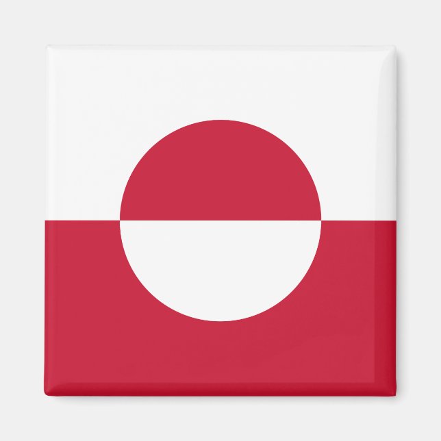 Greenland Flag Magnet (Front)