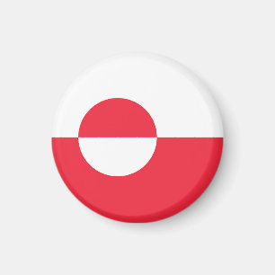 Greenland flag magnet
