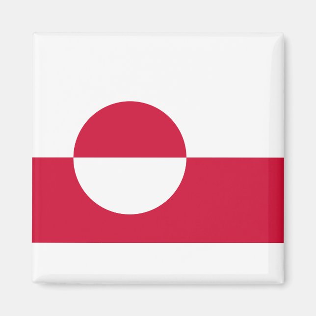 Greenland Flag Magnet (Front)
