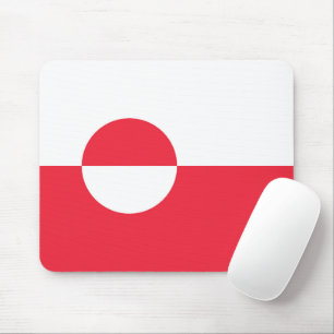 Greenland flag mouse mat