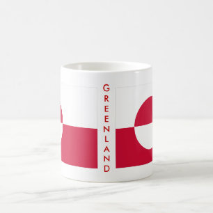 Greenland flag mug