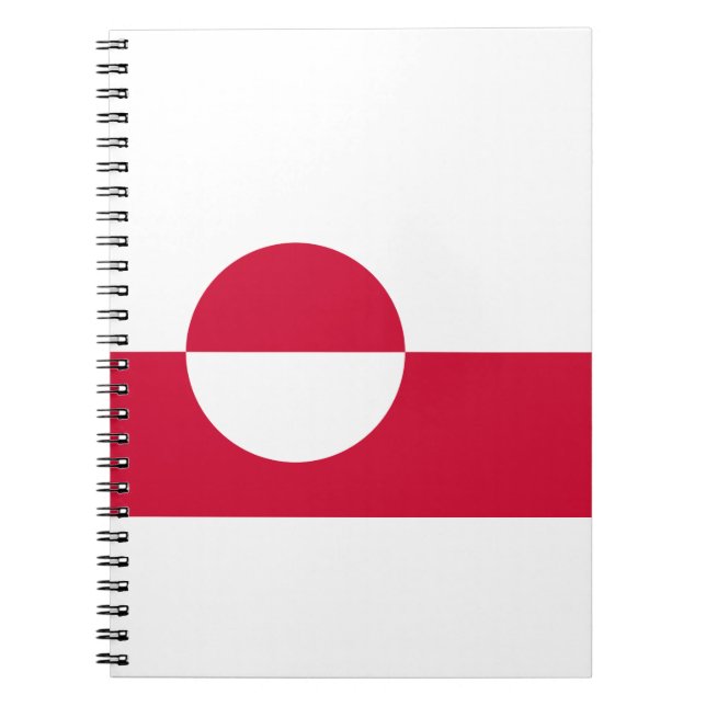 Greenland Flag Notebook (Front)