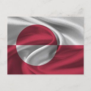 Greenland Flag Postcard