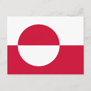 Greenland Flag Postcard