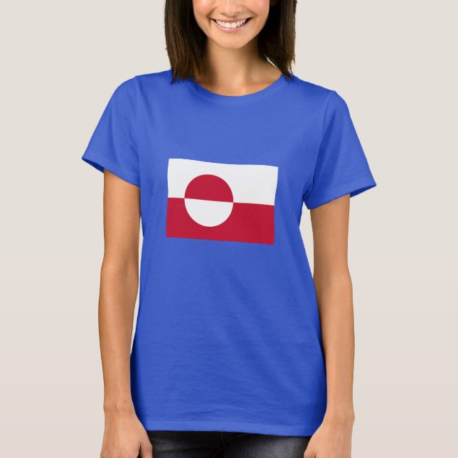 Greenland Flag T-Shirt (Front)