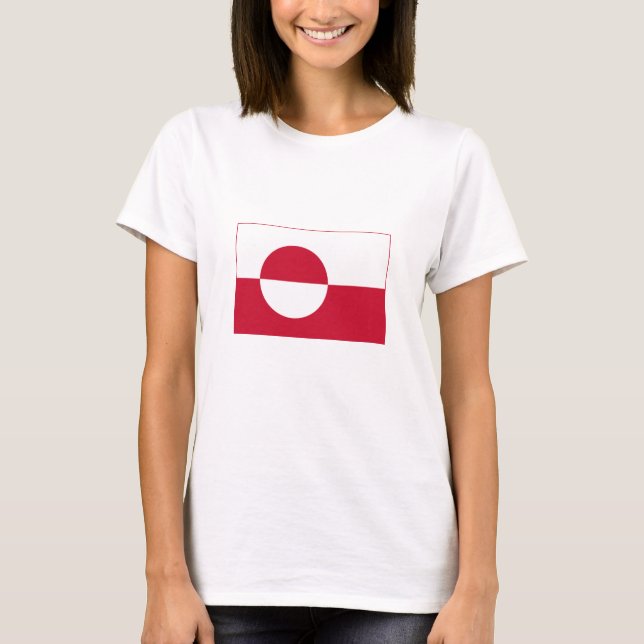 Greenland Flag T-Shirt (Front)