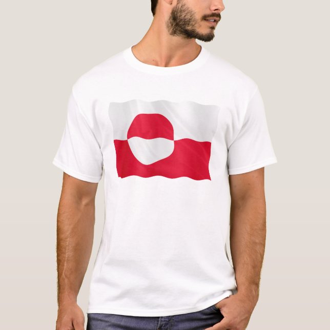 Greenland flag T-Shirt (Front)