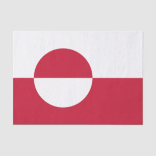 Greenland Flag Tissue Paper