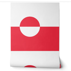Greenland flag wallpaper