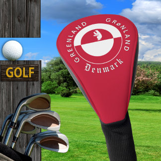 Greenland Golf Head Cover, Bear, Greenland Flag Cover