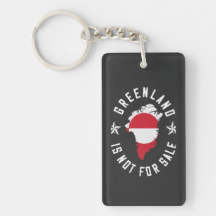 Greenland Is Not For Sale Key Ring