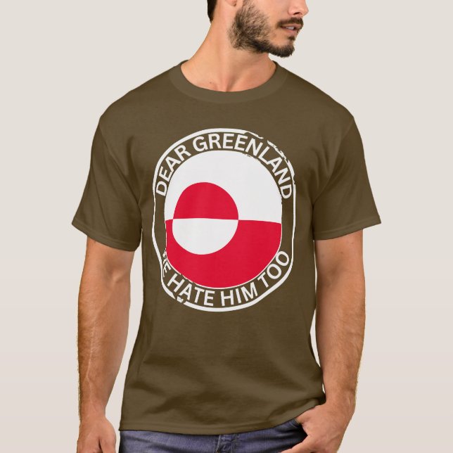 Greenland Is Not For Sale Support Denmark  T-Shirt (Front)
