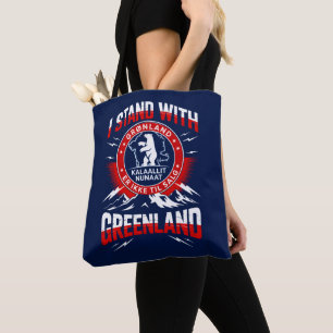 Greenland is not for sale tote bag