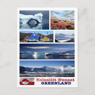 Greenland - Mosaic - Postcard