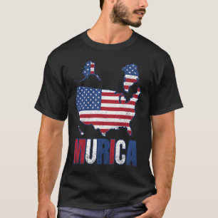 GREENLAND MURICA USA Map Flag Patriotic Political T-Shirt