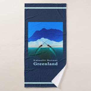 Greenland - Narwhal Bath Towel