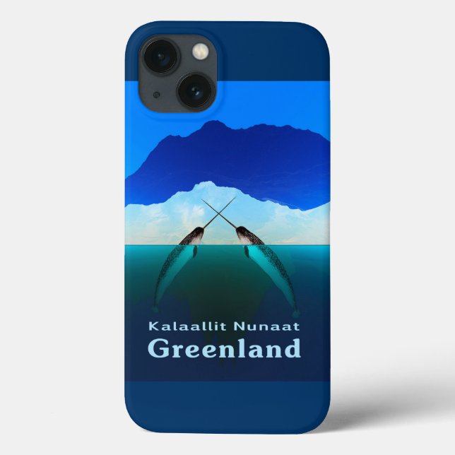 Greenland - Narwhal Case-Mate iPhone Case (Back)