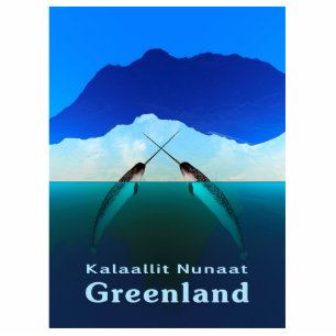 Greenland - Narwhal Photo Sculpture Magnet