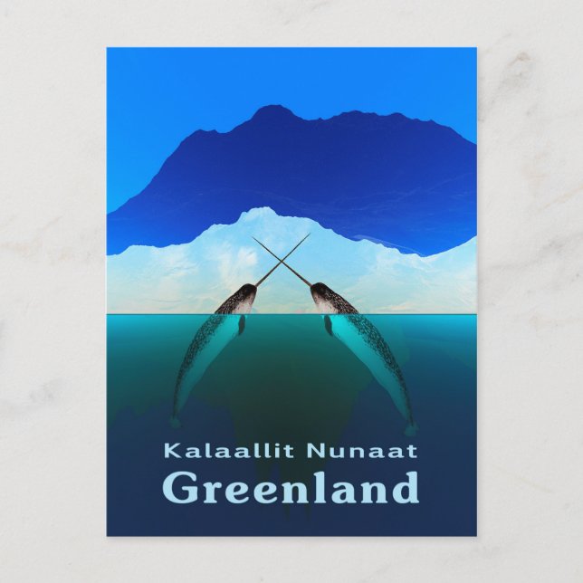 Greenland - Narwhal Postcard (Front)