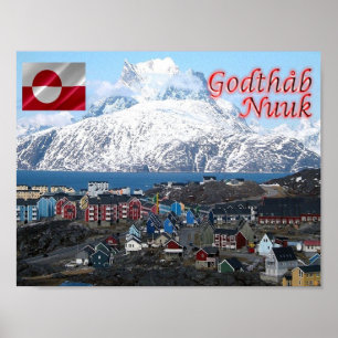 Greenland - Nuuk City - Poster