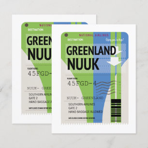 Greenland Nuuk travel ticket