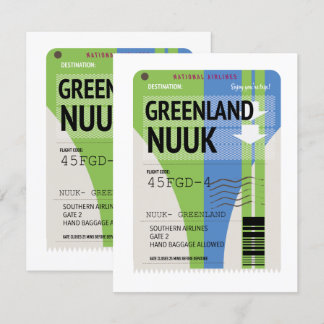 Greenland Nuuk travel ticket