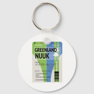 Greenland Nuuk travel ticket Key Ring