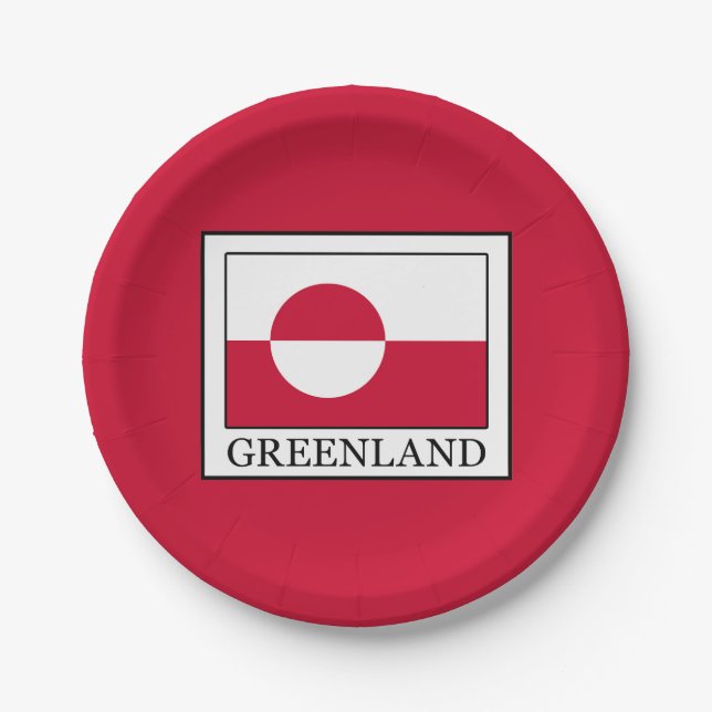 Greenland Paper Plate (Front)