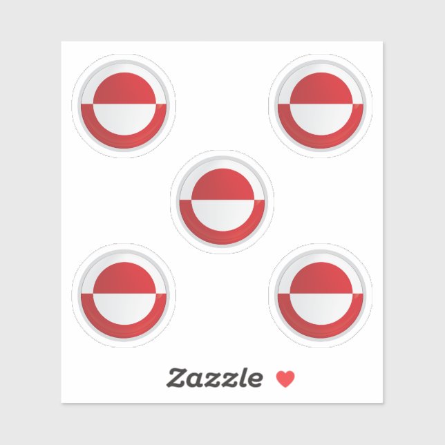 Greenland Round Icon X4 (Sheet)