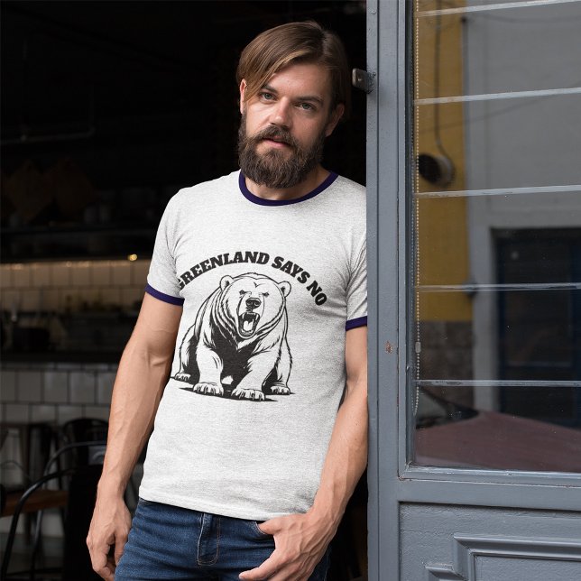 Greenland Says No T-Shirt (Creator Uploaded)