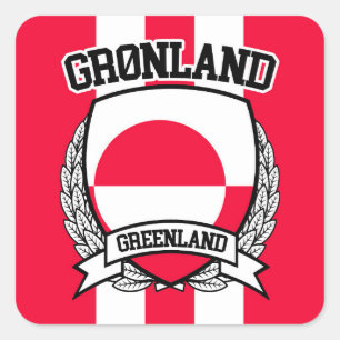 Greenland Square Sticker