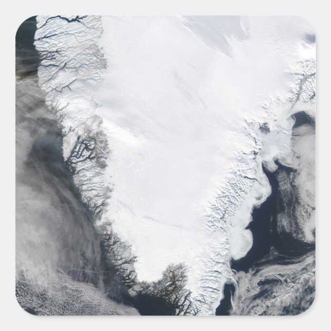 Greenland Square Sticker (Front)