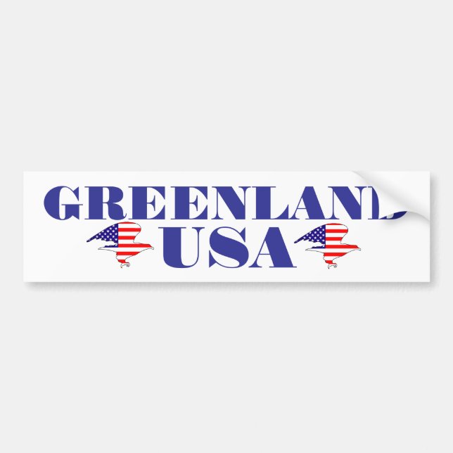 Greenland USA join the new Golden Age America Bumper Sticker (Front)