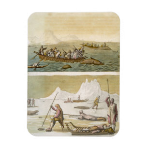 Greenland: Whale fishing and Seal hunting, from 'L Magnet