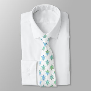 Greenleaf Filtered Snowflakes Tie