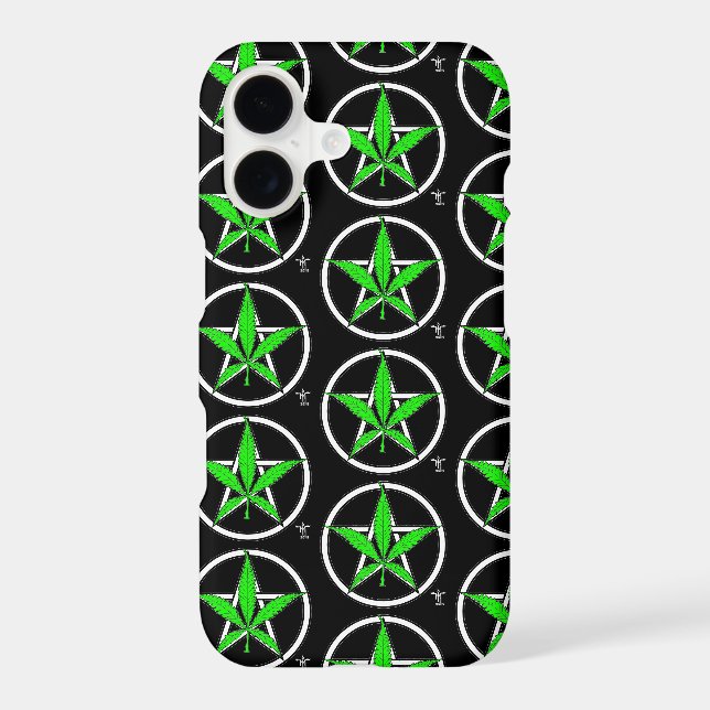 Greenleaf Pentagram Phone Case (Back)